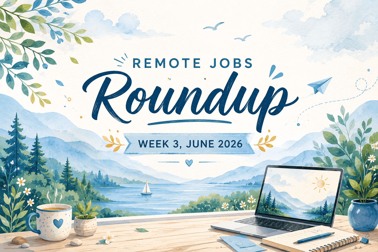 Remote Jobs Roundup: Week 3, June 2026